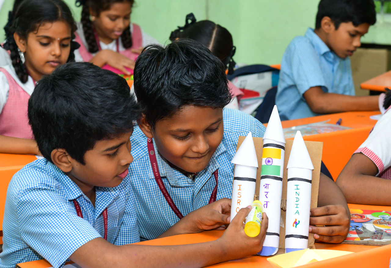 School Campus Aerial View